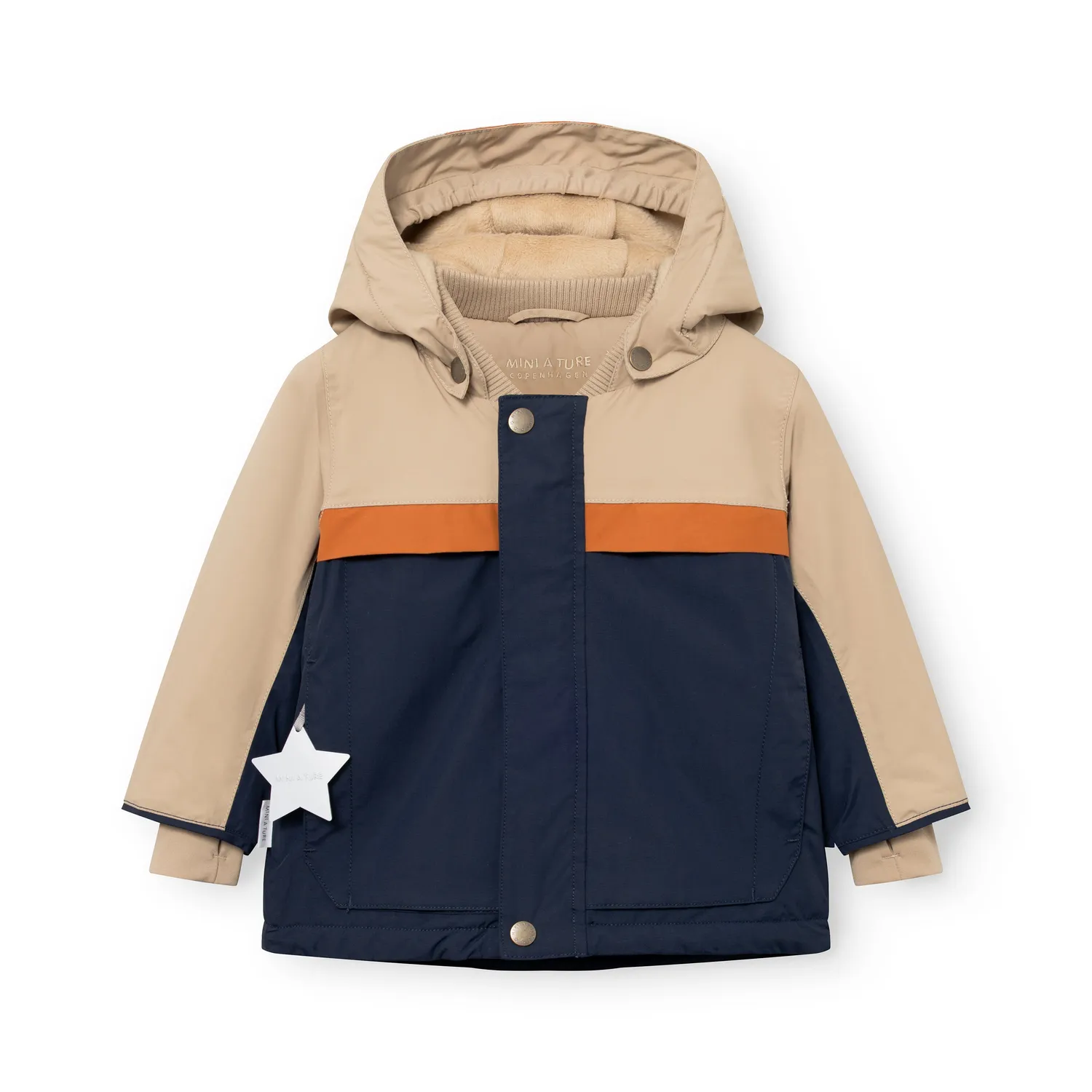 MINI A TURE Matwaldo vinterjakke 2y/92cm beige fleece