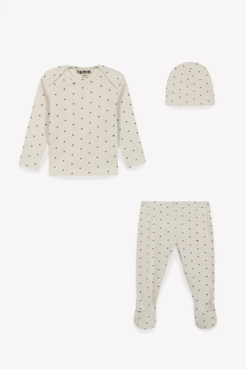 Bonton Patino Bleu natdragt bomuld stjerne