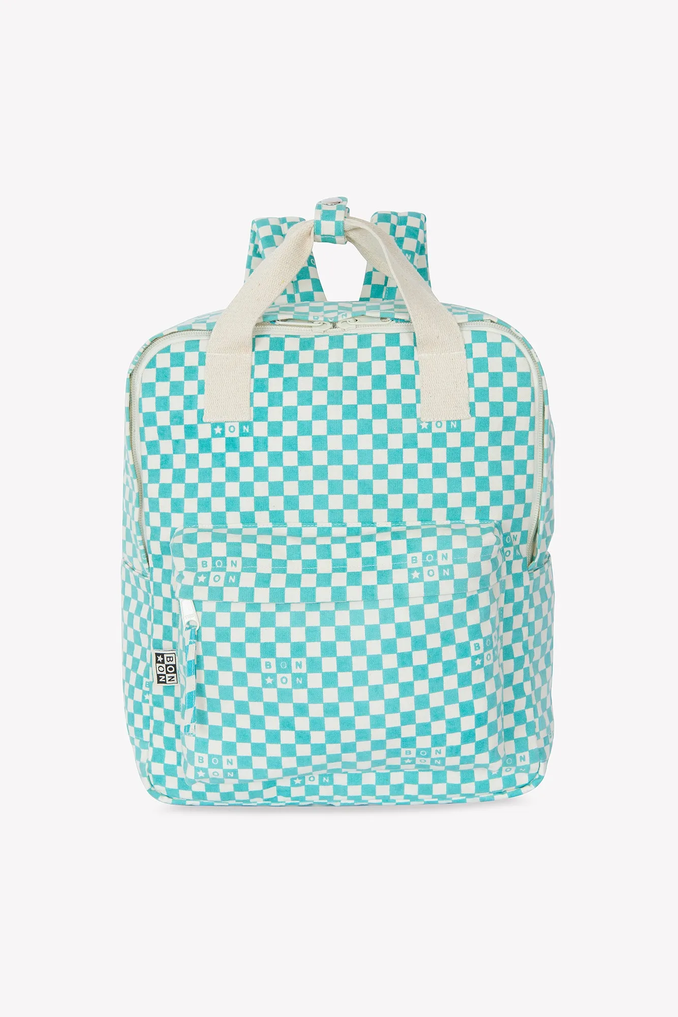 Bonton Damier rygsæk ternet blå vintage TU