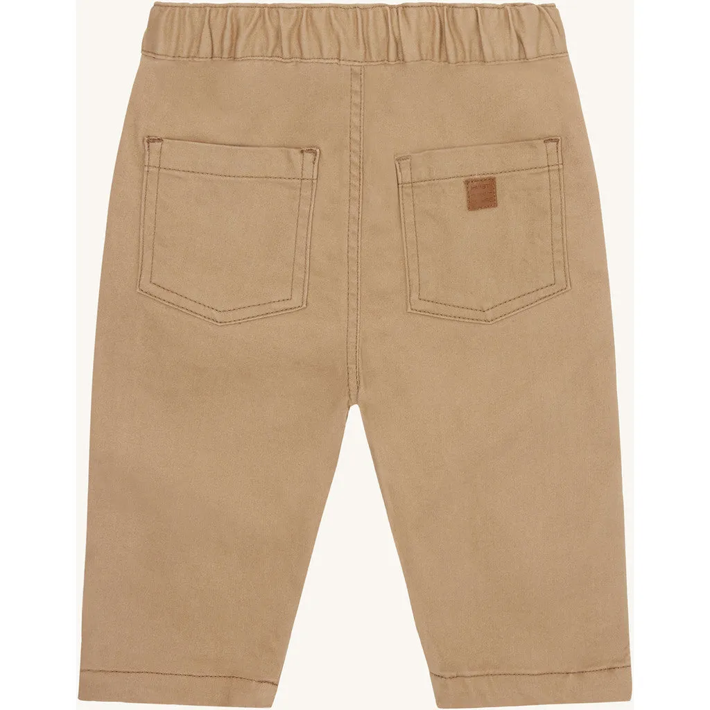 Hust & Claire Tue Canvas bukser Warm Sand bomuld