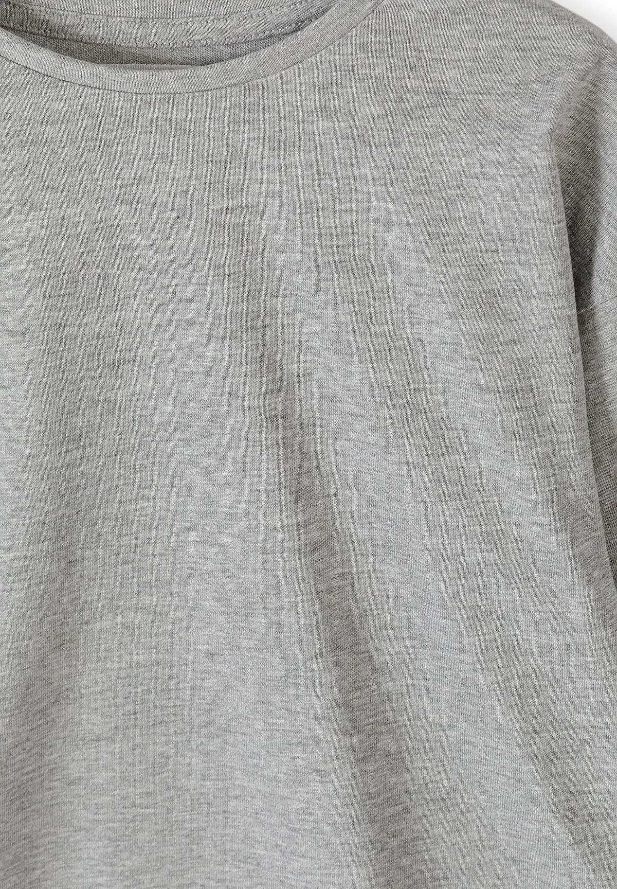 Minoti 45633 langærmet T-shirt 5-pak pige