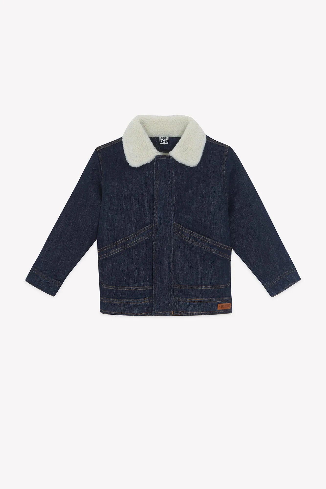 Bonton Mao jakke denim rå 2A