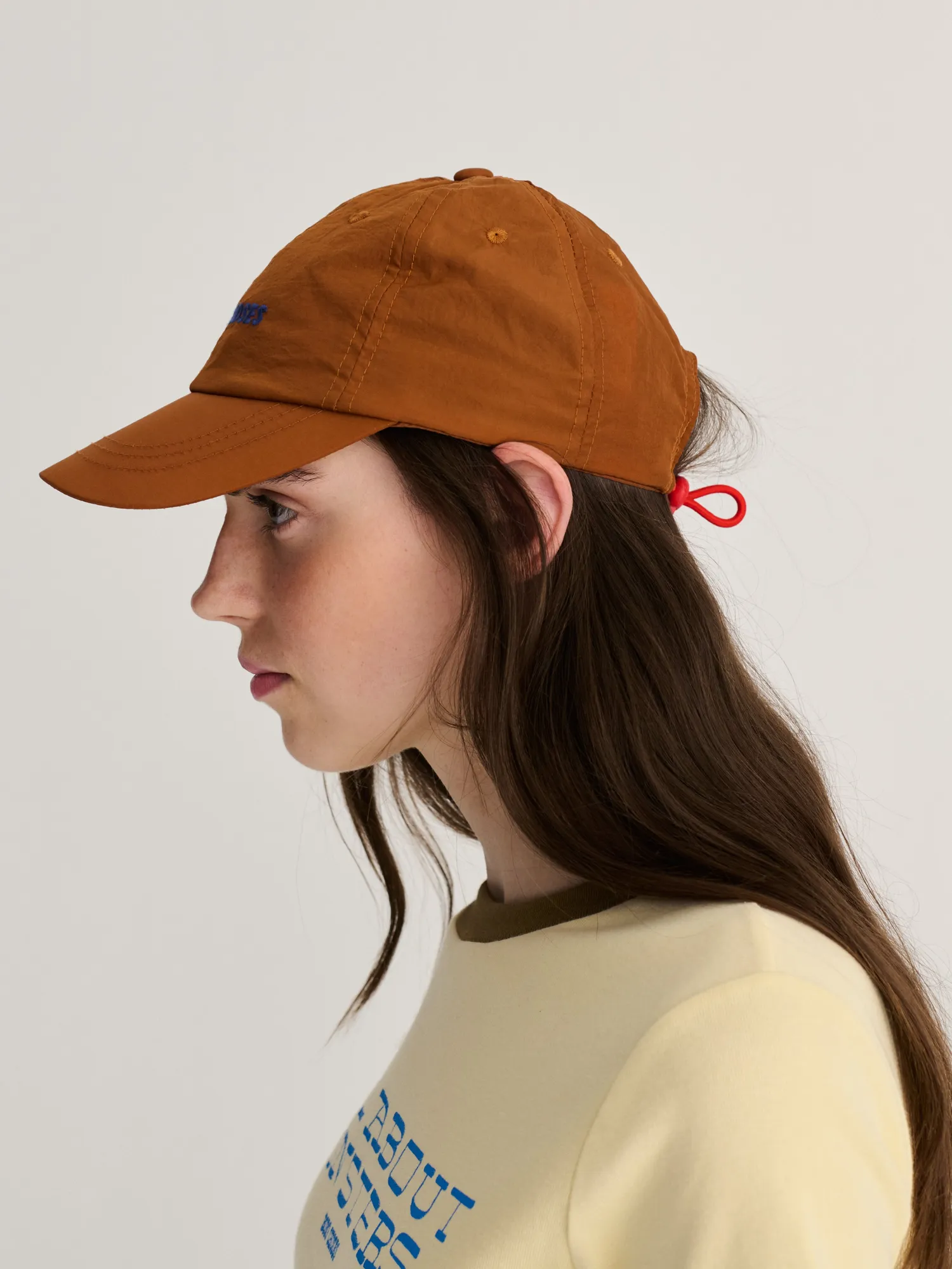 Bobo Choses Color Block technical cap kasket brun HEAD58