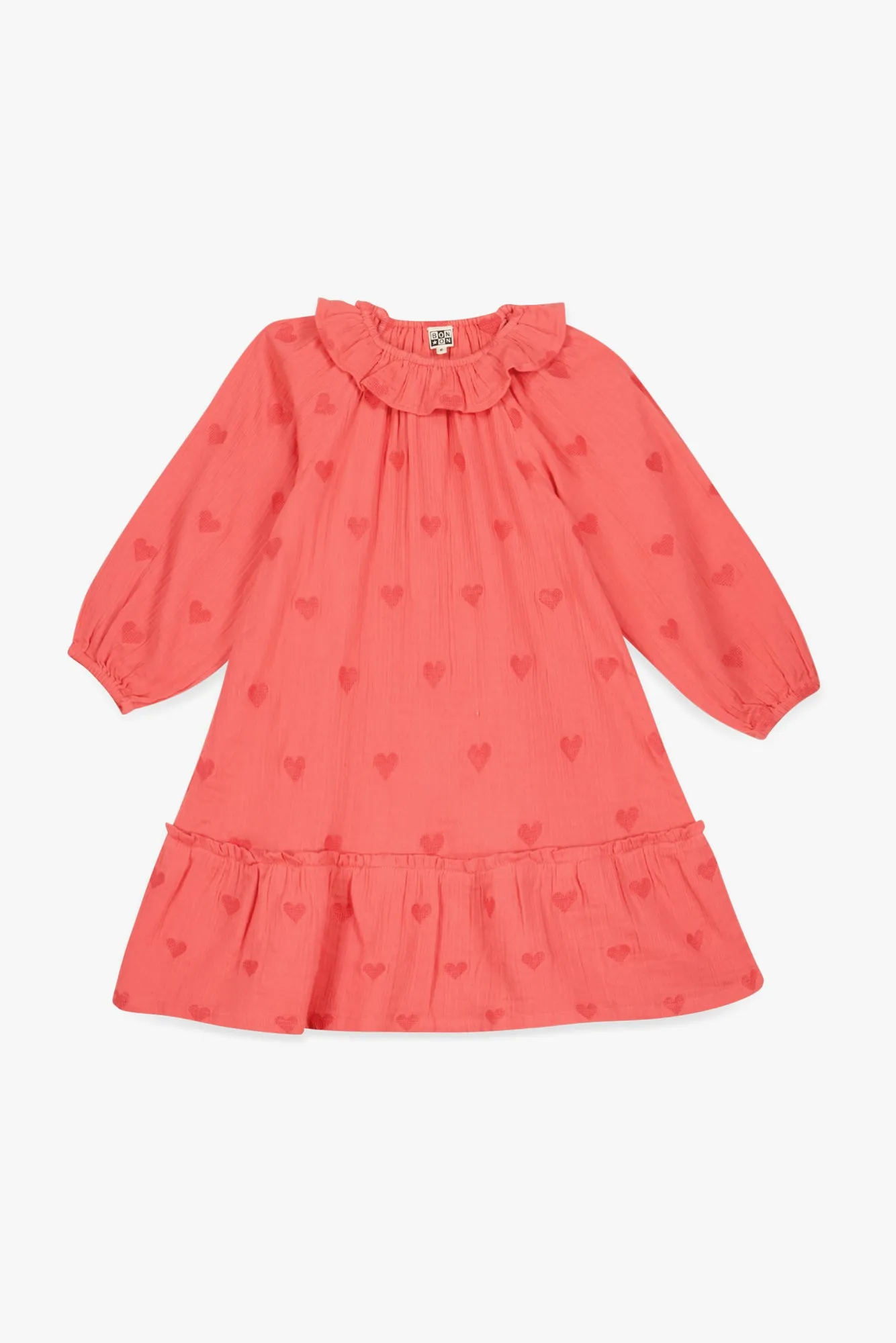Bonton Daria Rose Faroe kjole hjerter