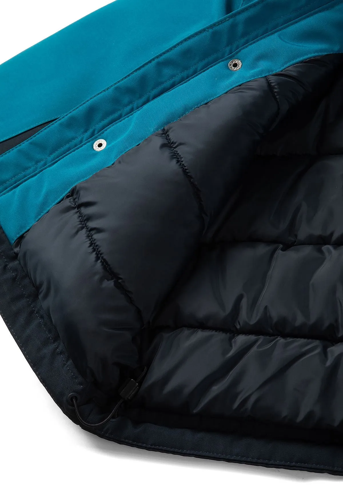 Minoti 45263 parka til drenge navy tommelhuller