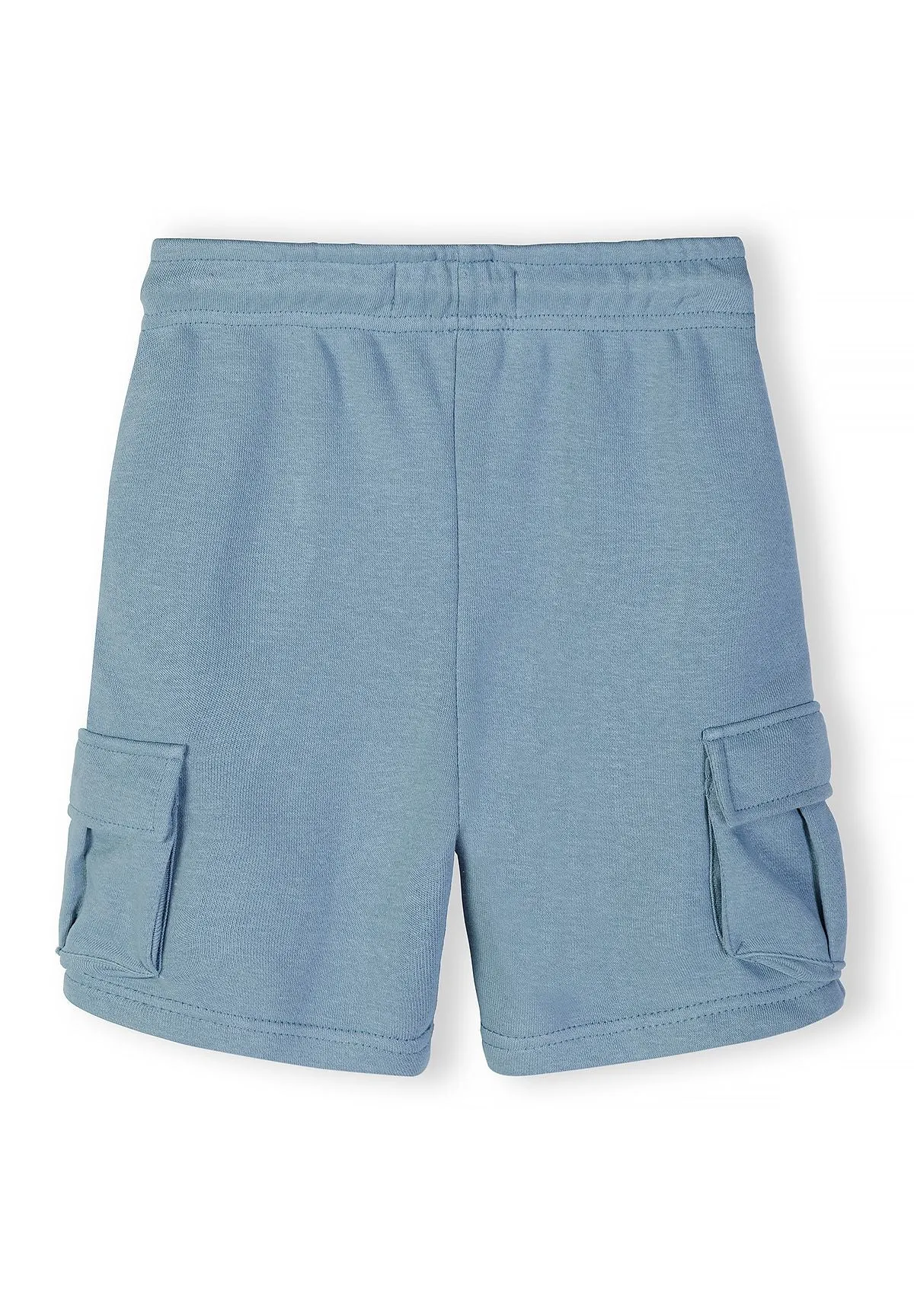 Minoti 44789 sæt blågrå drenge sweatshirt shorts