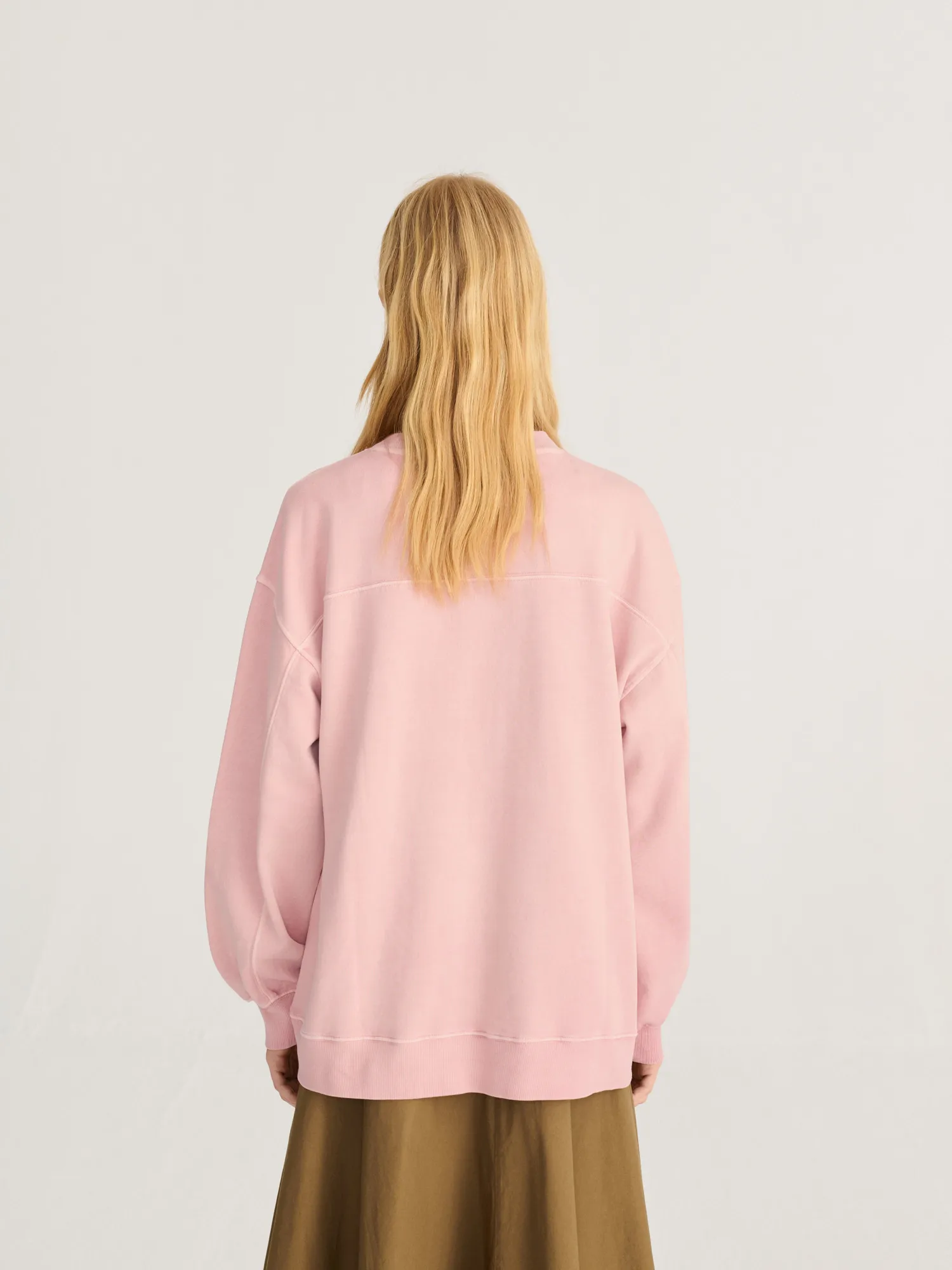 Bobo Choses Monster Moodboard sweatshirt XS lyserød