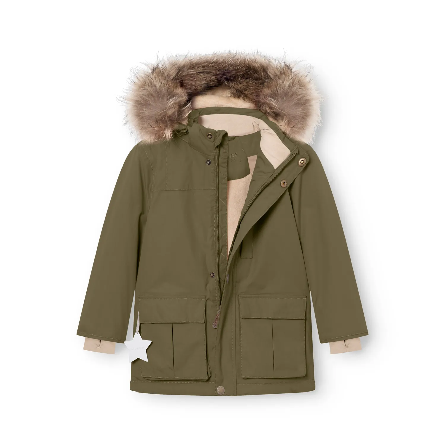 MINI A TURE Kastorio vinterjakke Grey brown -25°