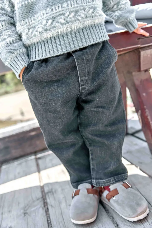 Bonton Lucky jeans grå denim 3 mdr-3 år