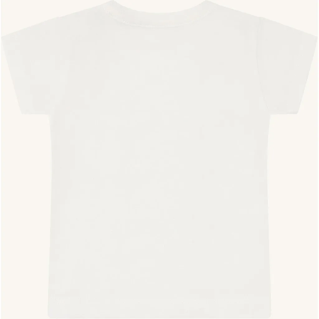 Hust & Claire HCAugust Vegie Truck T-shirt Ivory Bomuld