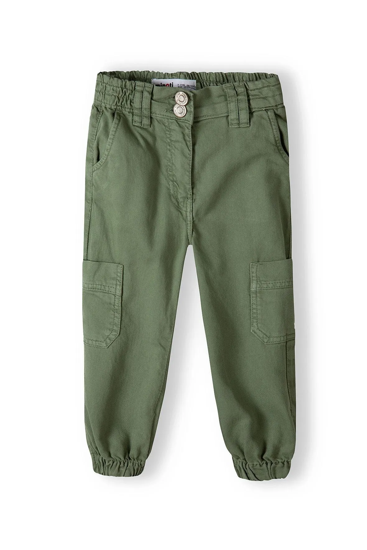 Minoti 38831 cargobukser khaki bomuld løs