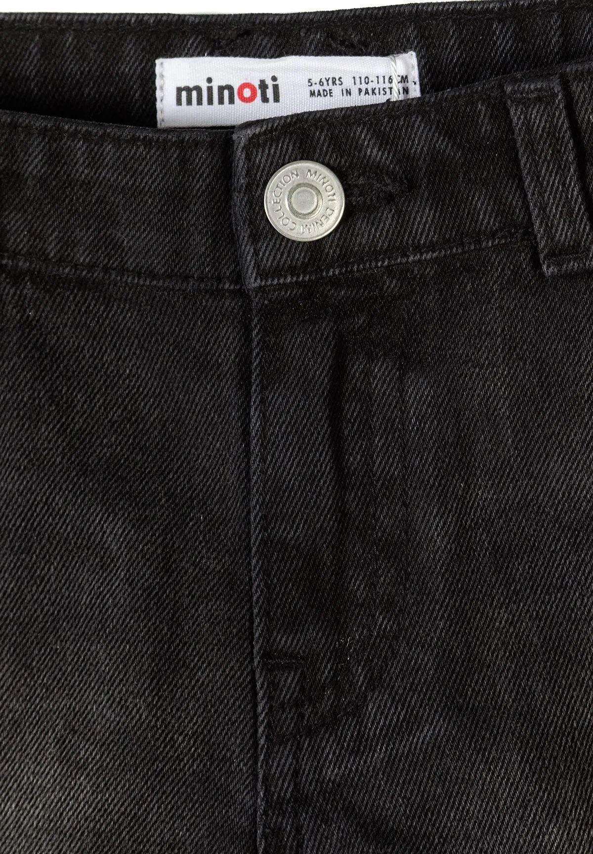 Minoti 44937 denimshorts 2-pak sort stræk