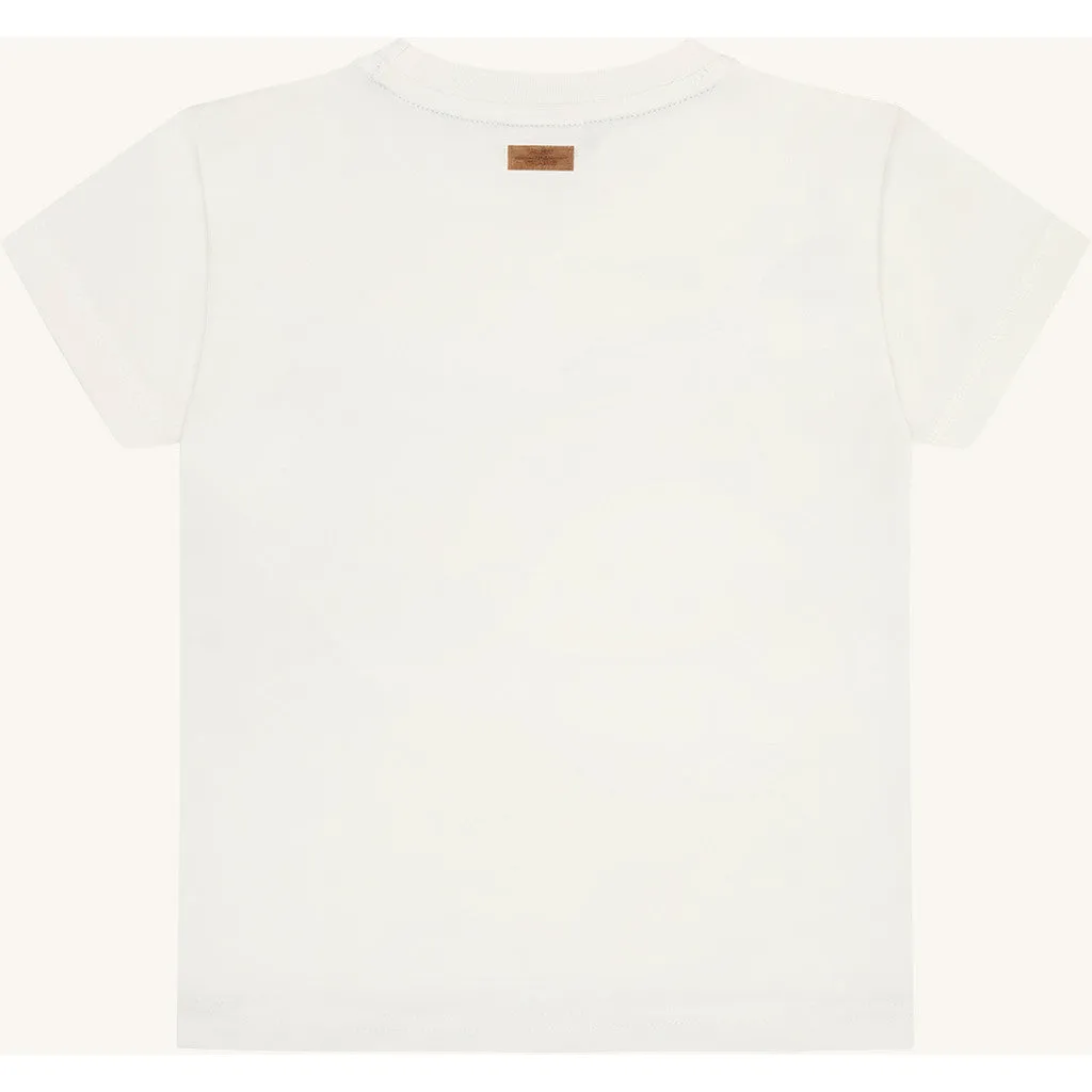 Hust & Claire Anton Crab t-shirt Ivory bomuld