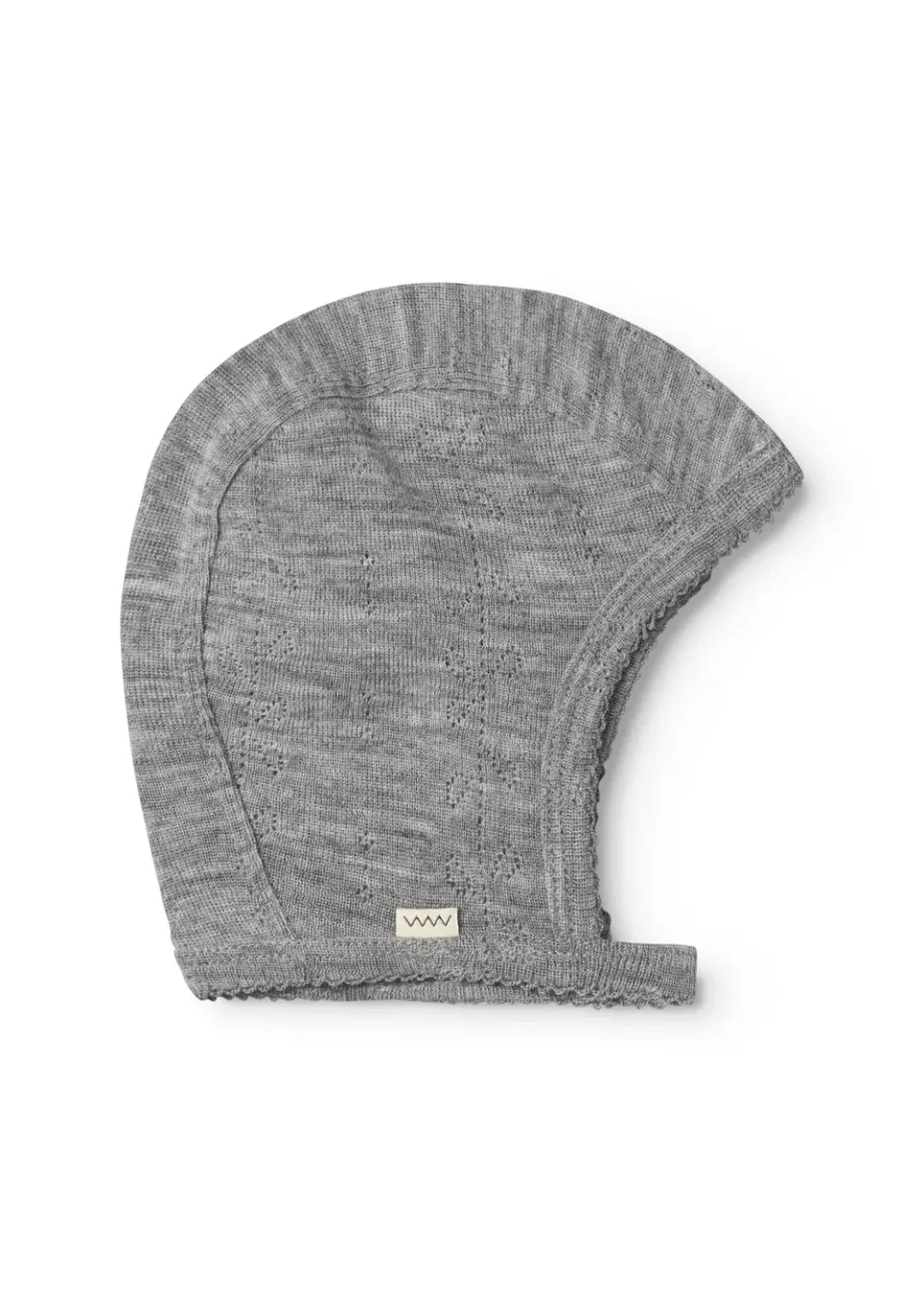 MarMar Hoody Uld Pointelle hue Grey Melange