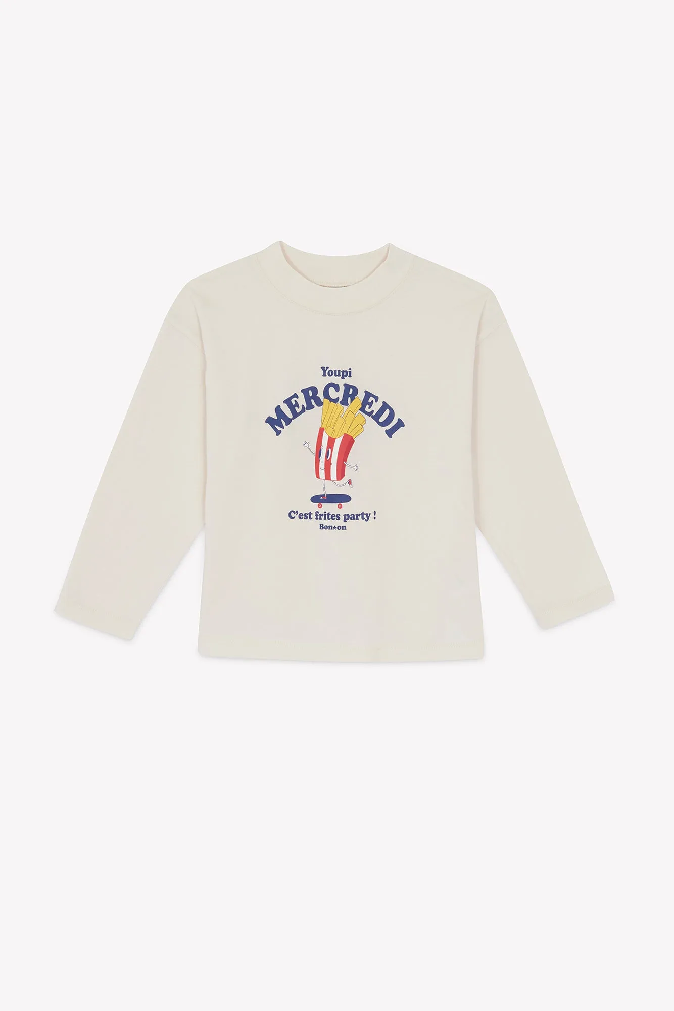 Bonton Laurel Mercredi T-shirt langærmet bomuld til børn