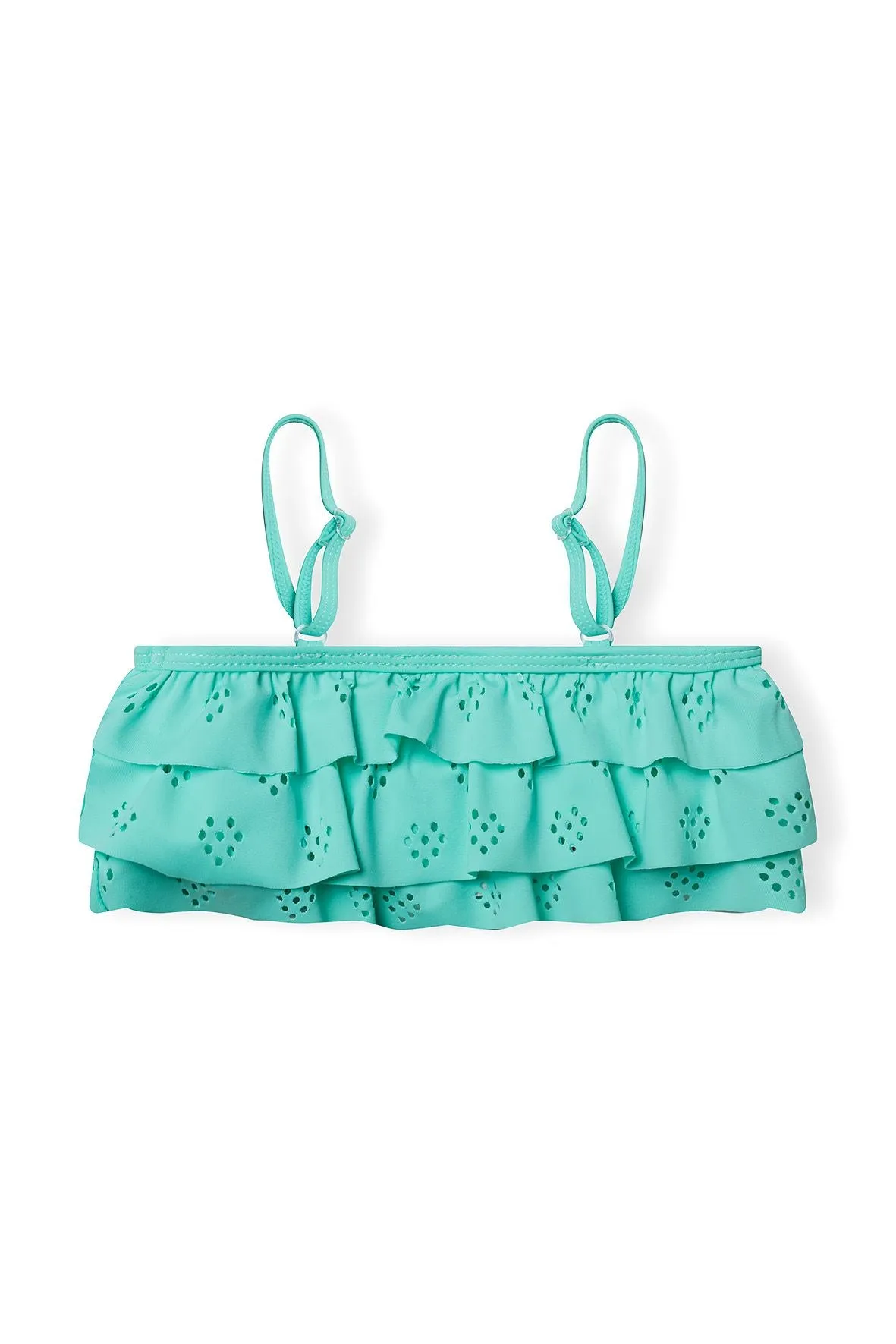 Minoti 40167 bikini mint med flæser til piger