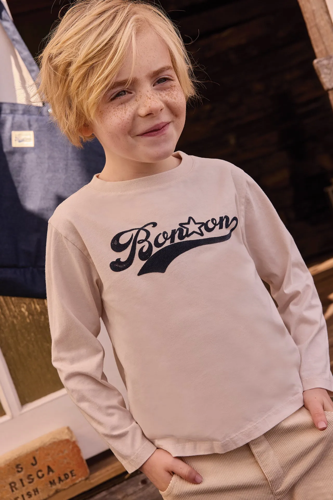 Bonton Smile Milk sweatshirt bomuld milk