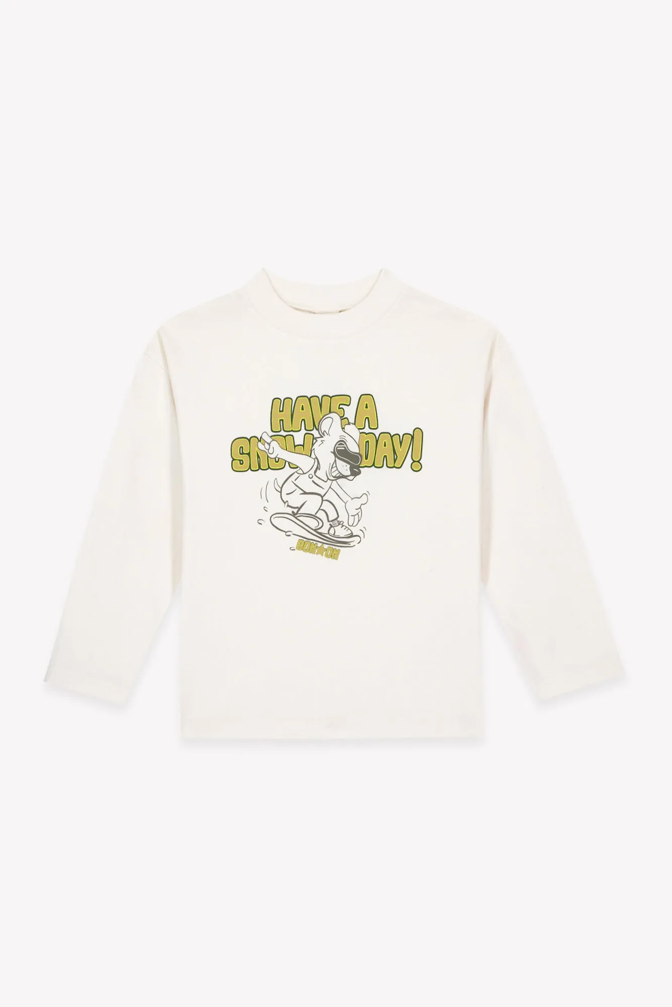 Bonton Laurel Snow T-shirt ecru 100% bomuld
