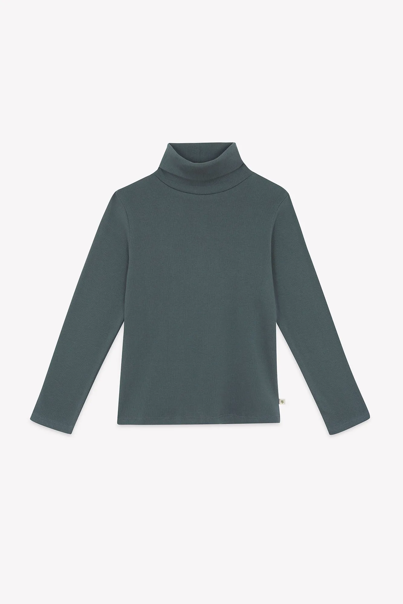 Bonton Titou rullekrave bluse karbon bomuld