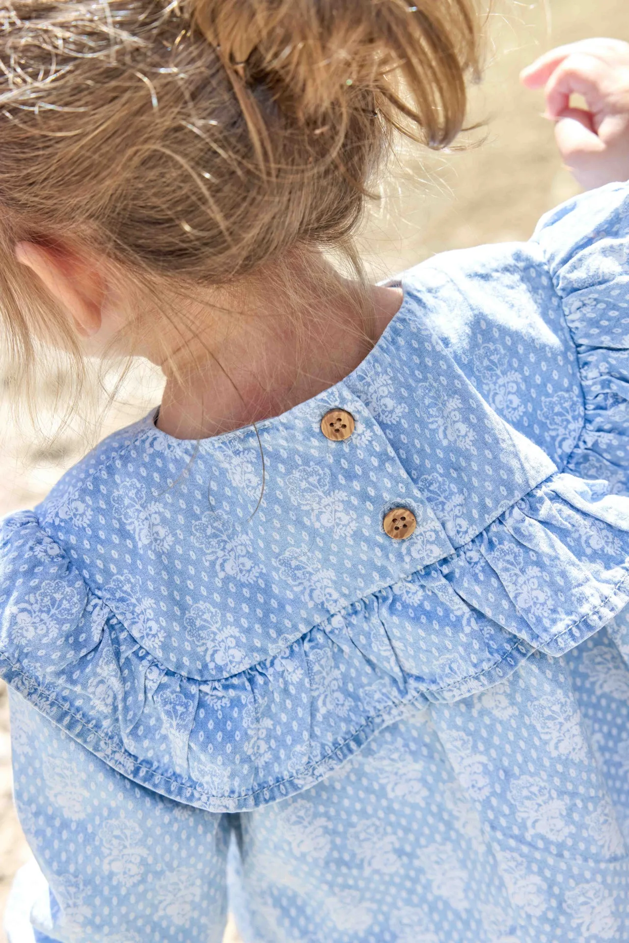 Bonton Maggie Mini Bandana kjole blå baby
